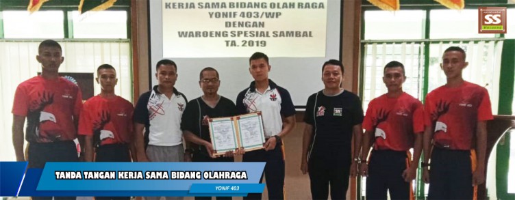 Waroeng SS Becomes the Main Sponsor of the Indonesian Military Battalion 403 Sports Team